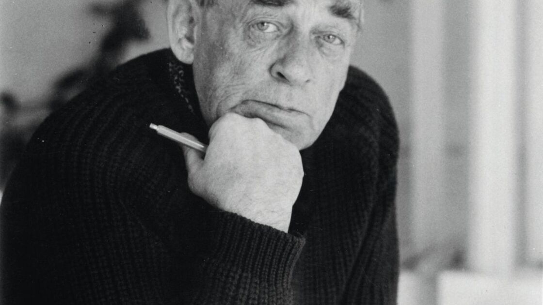 Porträt des finnischen Designers Alvar Aalto