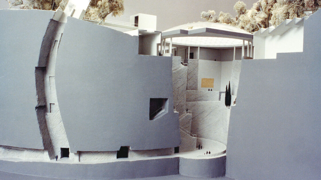 Schnittmodell des Guggenheim Museums in Bilbao