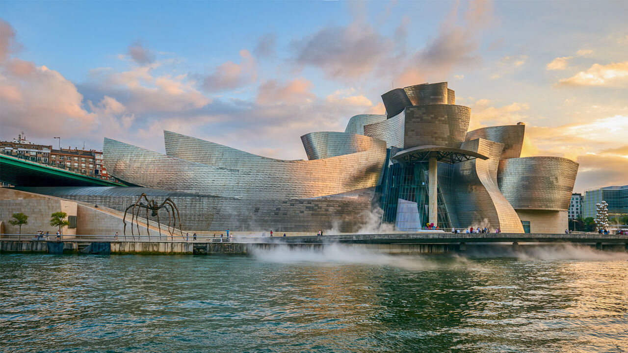 Guggenheim-Museum in Bilbao, Spanien