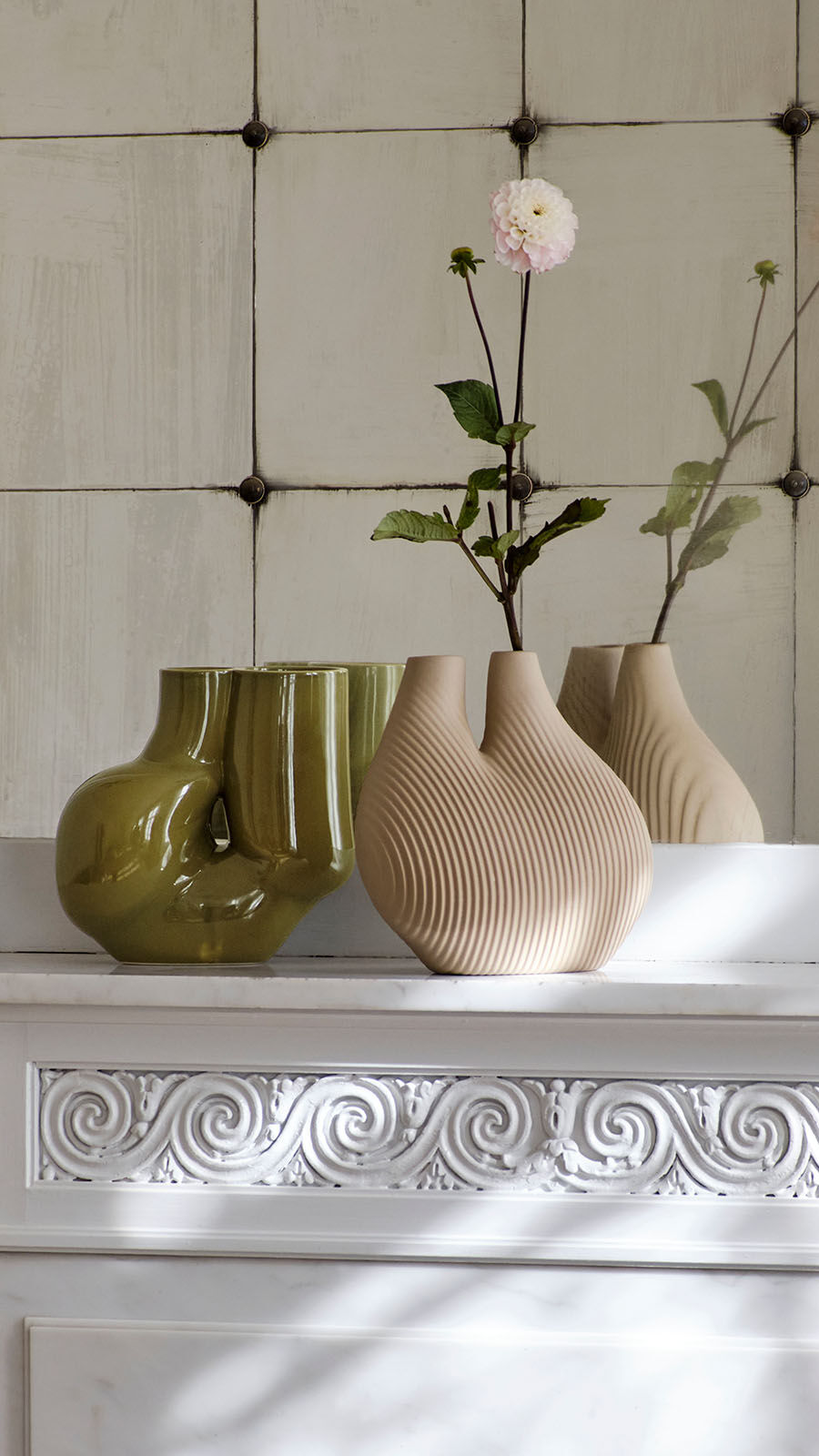 Designer Vasen von Wang & Söderström für HAY, Chamber Vase und Chubby Vase 