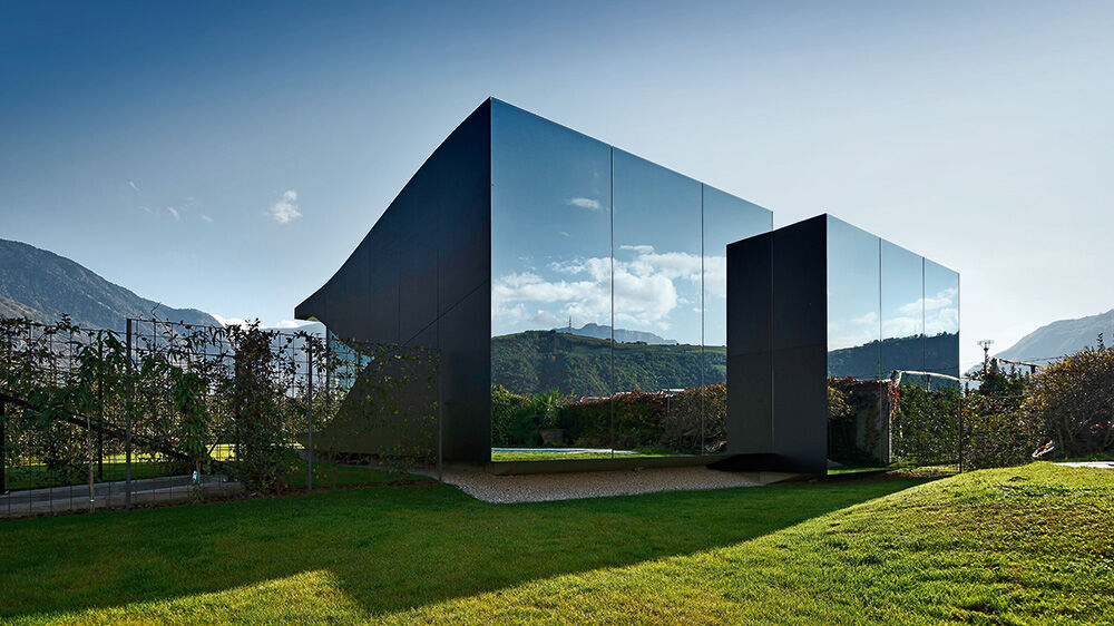 Das Mirror House bei Bozen