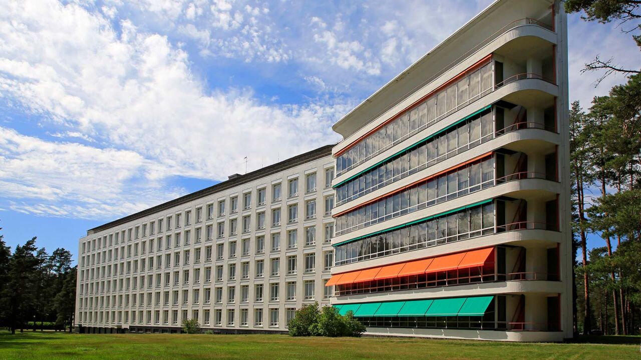 Paimio Sanatorium in Paimio,Finnland von Alvar Aalto