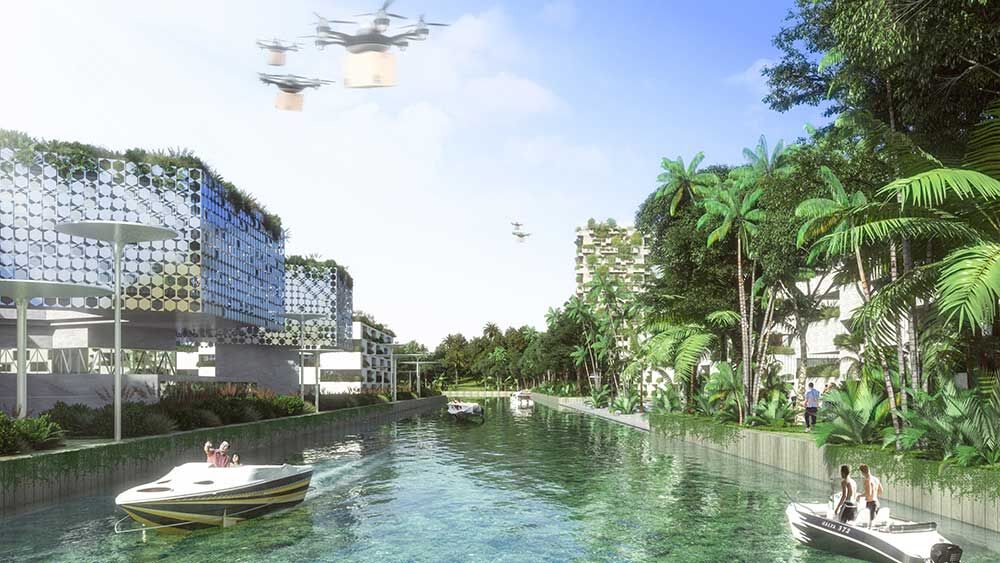 Smart Forest City Cancún: Die Lagunenstadt