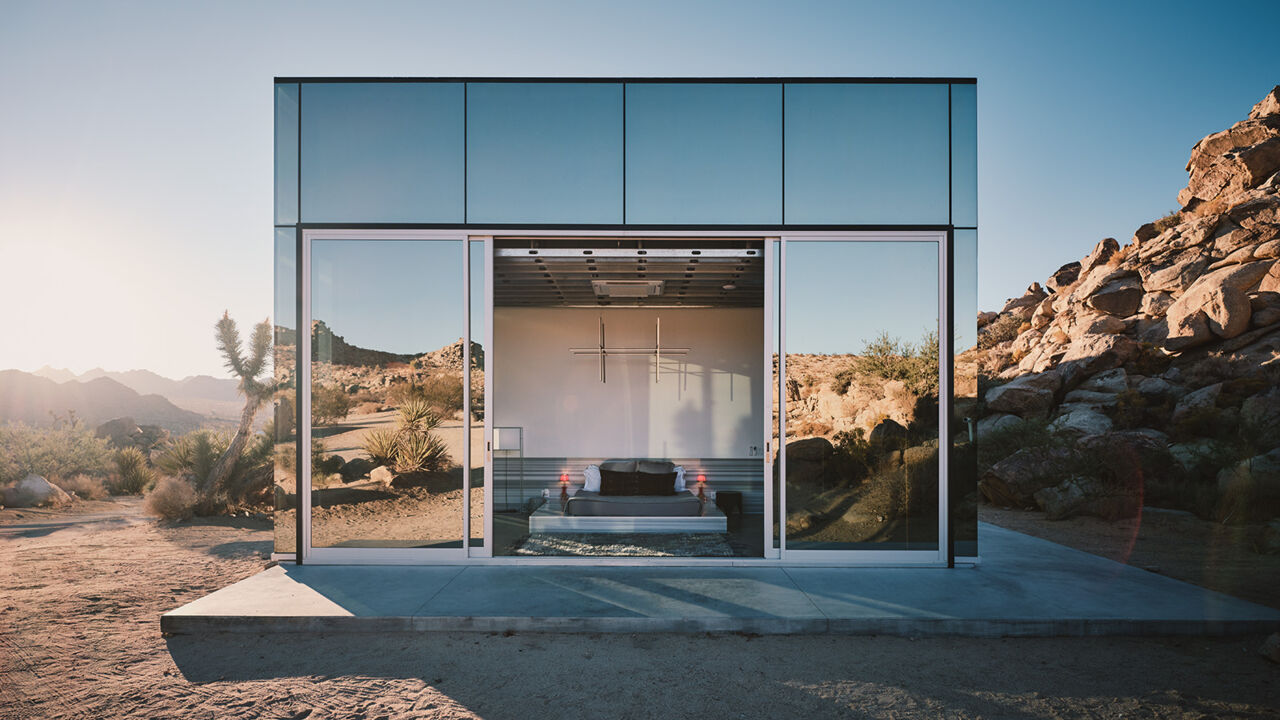The Invisible House in der südkalifornischen Wüste