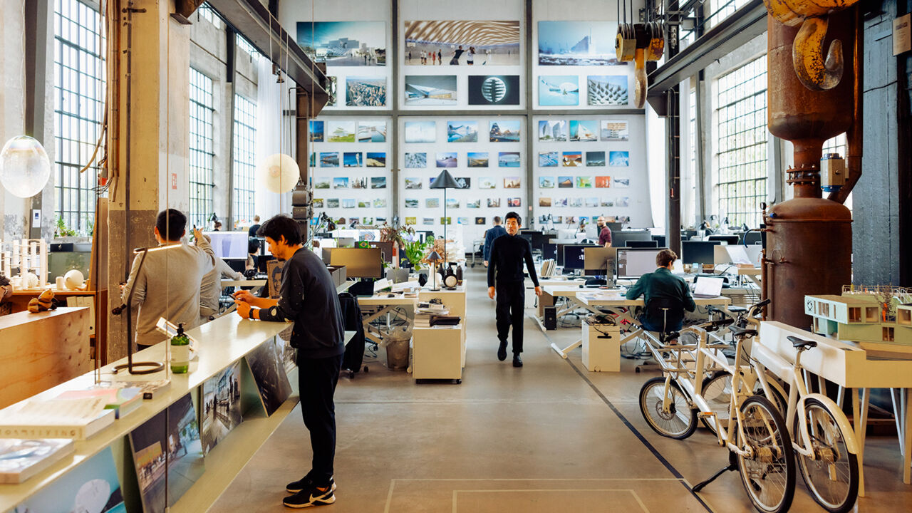 BIG in einer ehemaligen Fabrikhalle für Kronkorken in Kopenhagen