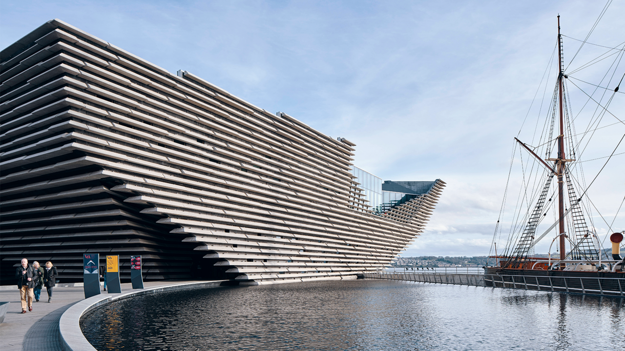 V&A Museum Dundee in Schottland von Architekt Kengo Kuma