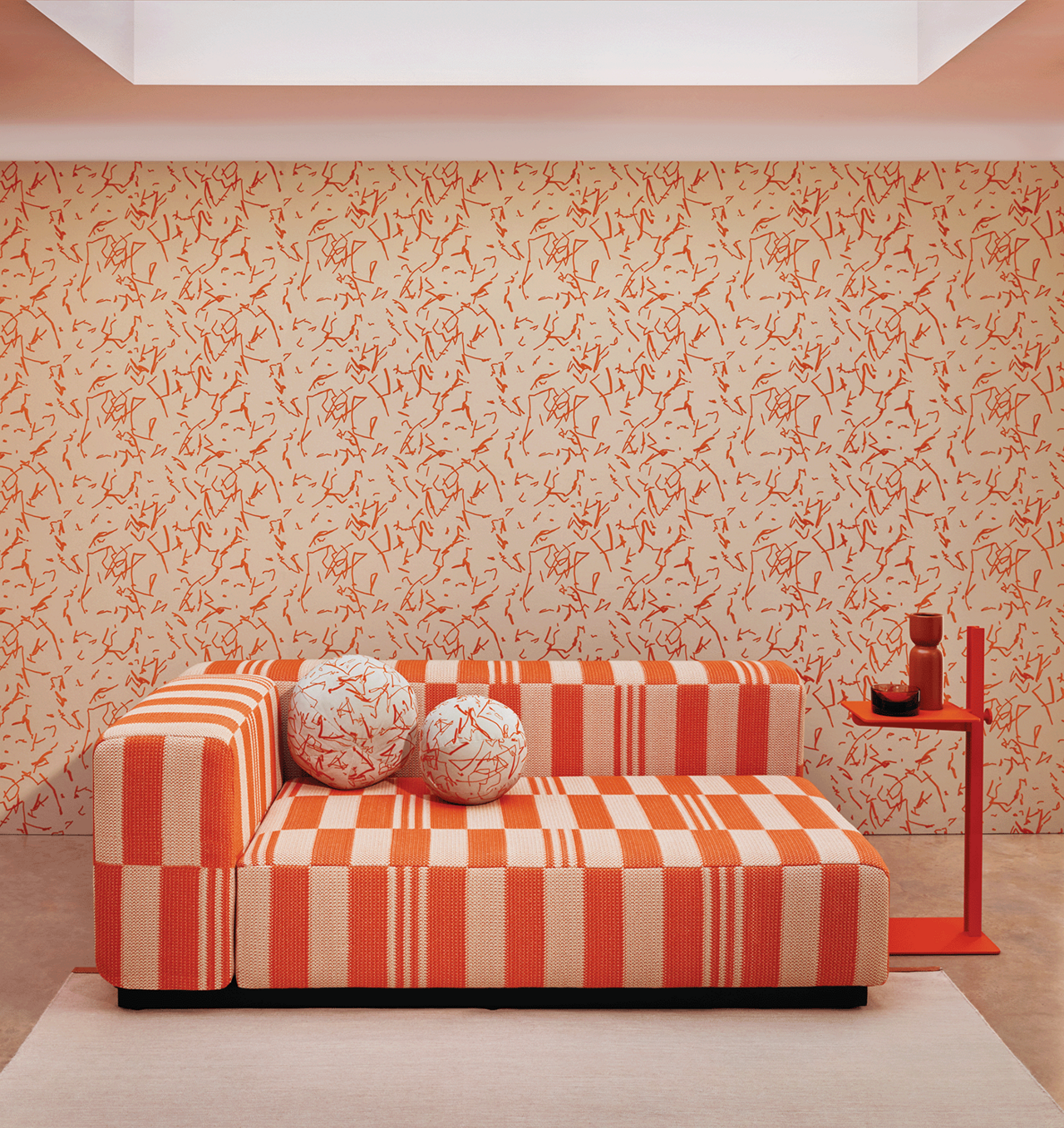 Stoff Checkerboard Knit von Kirkby Design