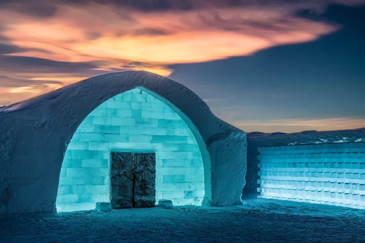 Icehotel Aussen
