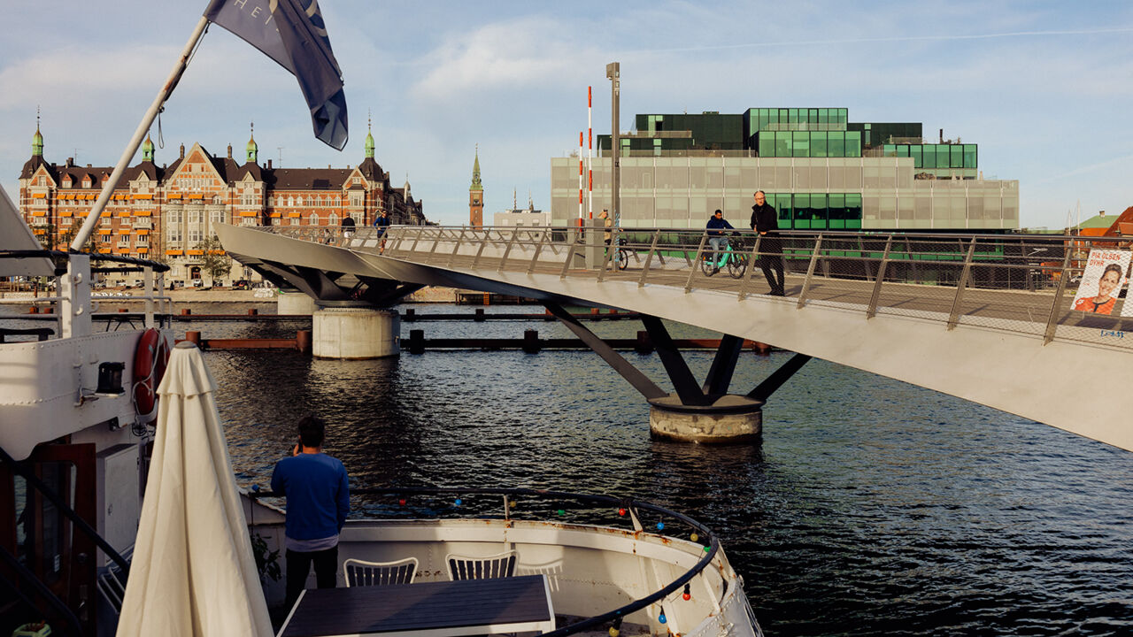 Brücke für für Fußgänger:innen und Radfahrer:innen in Kopenhagen