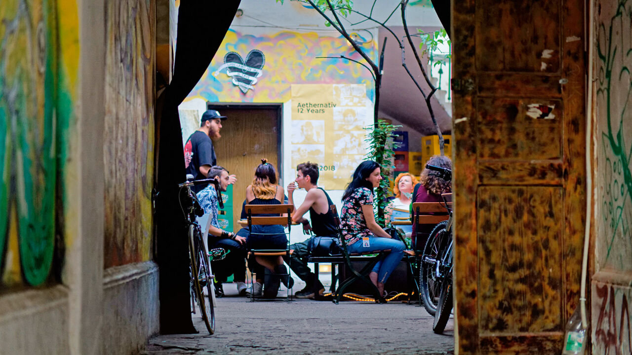 Hinterhof in Timișoaras Altstadt