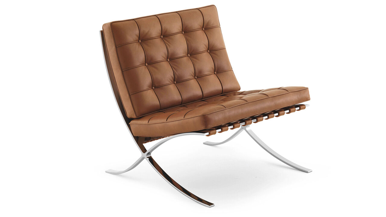 Barcelona Chair von Mies van der Rohe, hergestellt von Knoll International