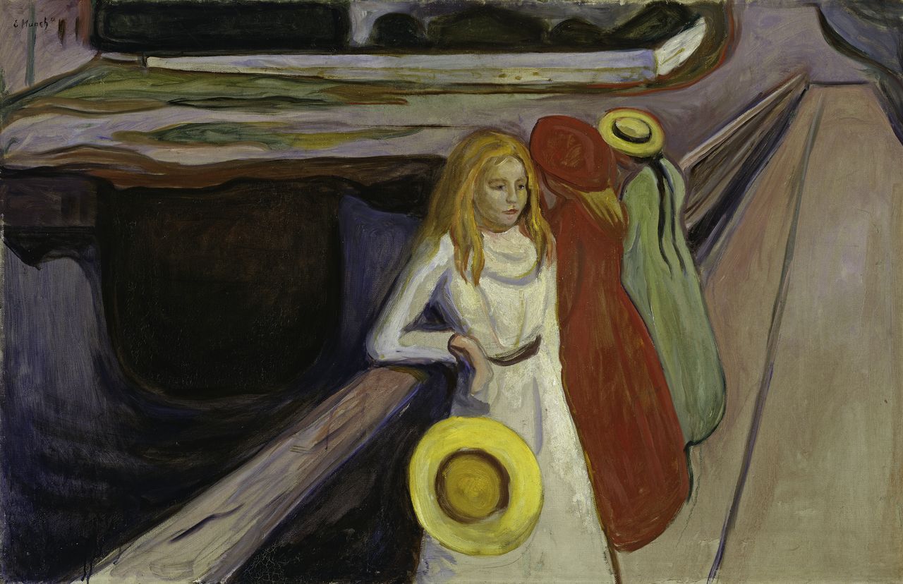 Munch_Maedchen auf der Bruecke