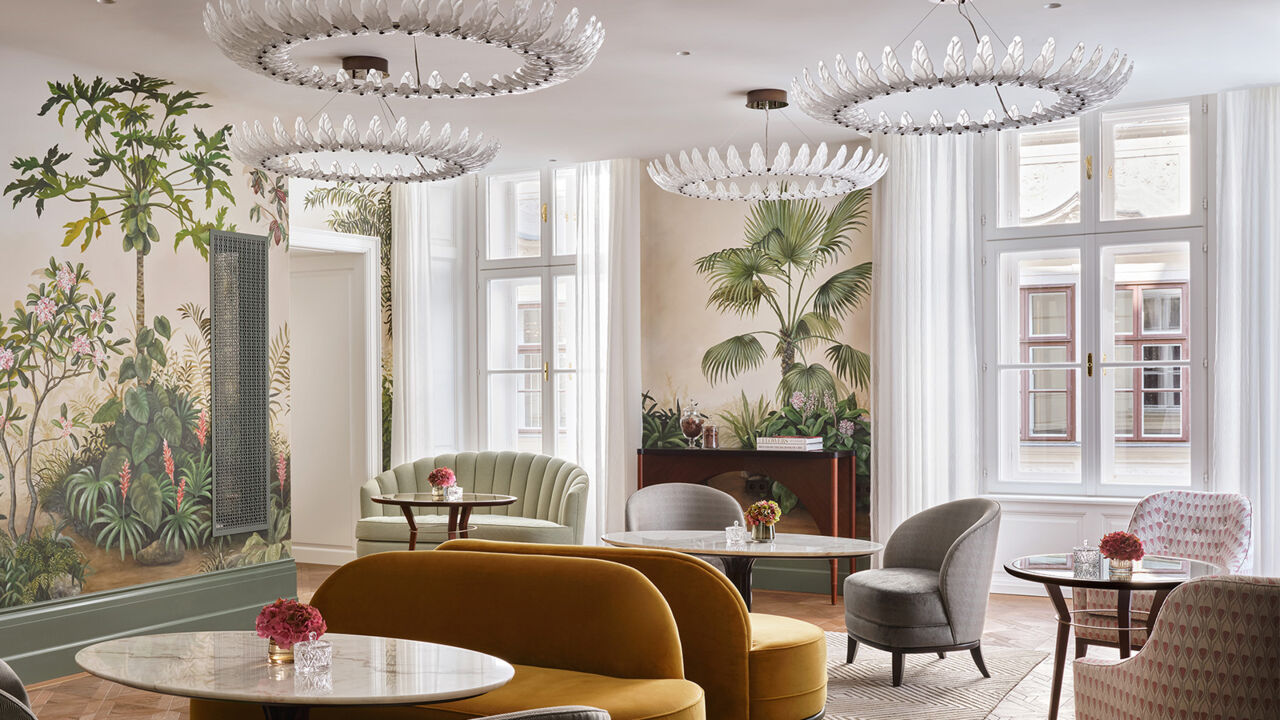 Salon Aurelie im Boutique-Hotel Rosewood in Wien, Österreich