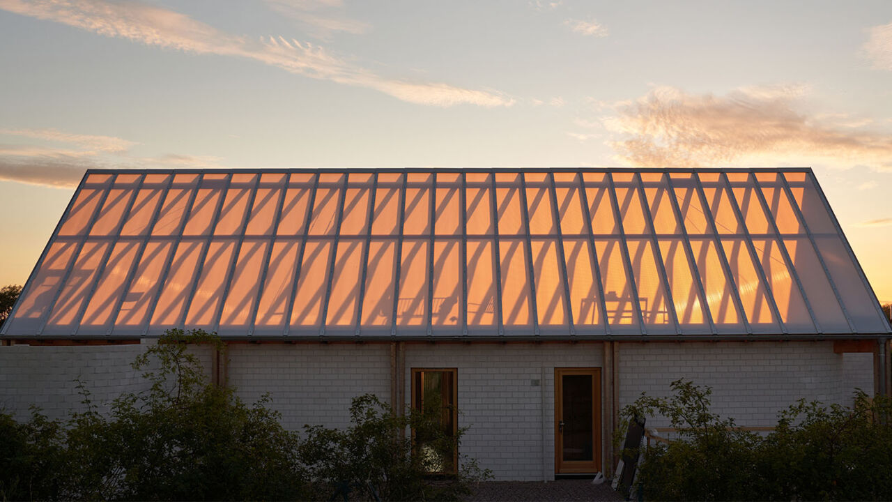 Glashaus in der Uckermark von Architekt Sigurd Larsen