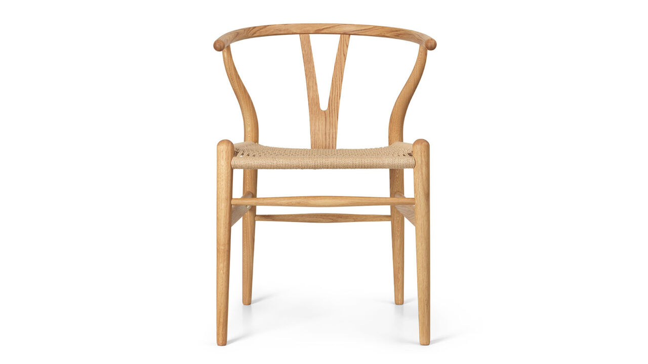 Wishbone Chair CH24 von Hans J. Wegner, hergestellt von Carl Hansen & Søn
