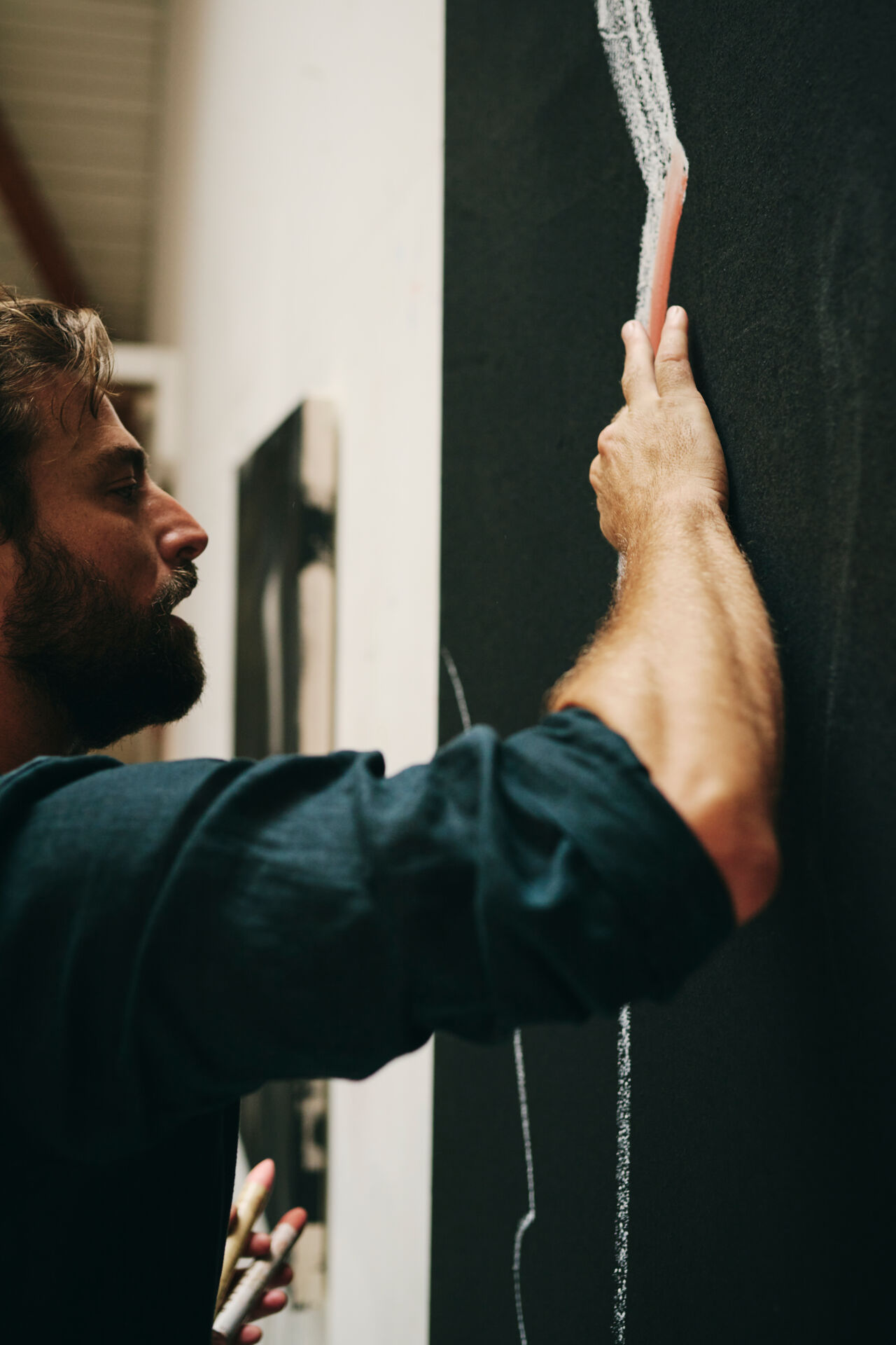 Maximilian Magnus in seinem Atelier 