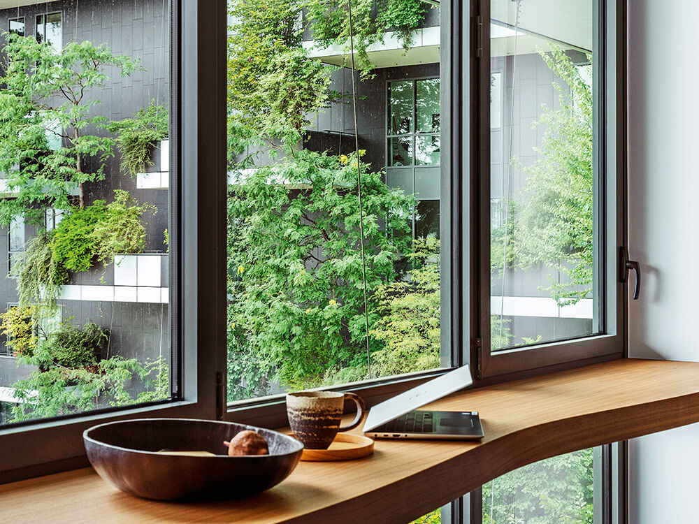 Bosco Verticale, Mailand | Blick aus der Wohnung 