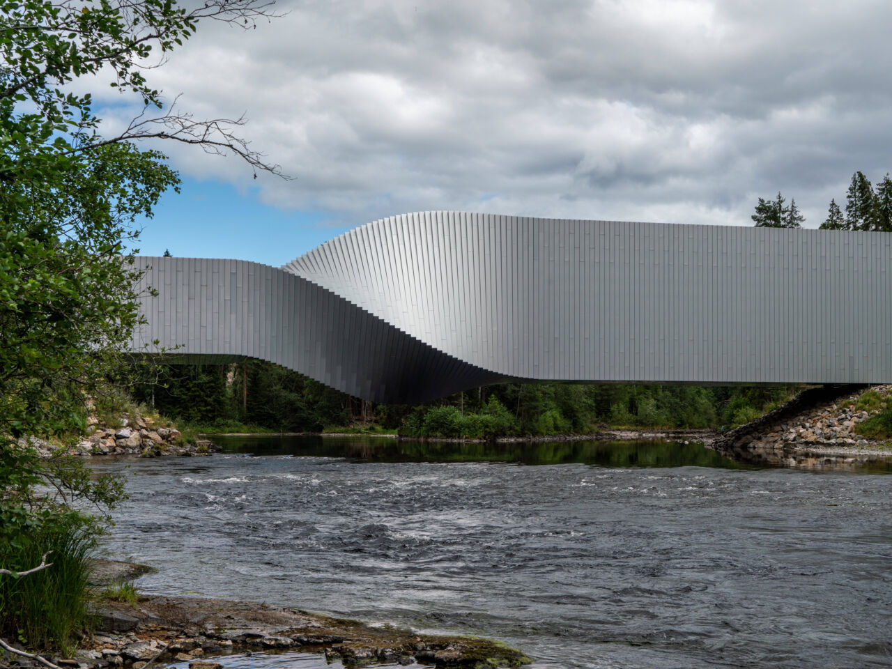 Galerie Twist im Kistefos Sculpture Park Jevnaker, Norwegen | Bjarke Ingels Group