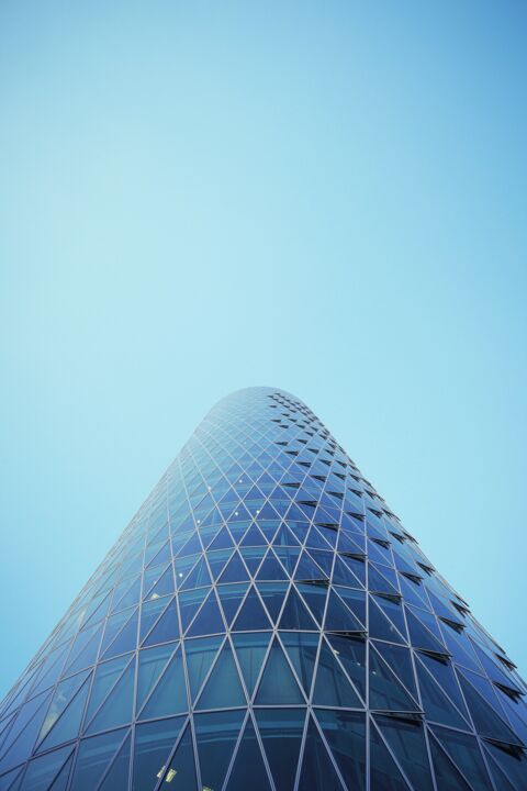 Glasfassade Westhafen Tower