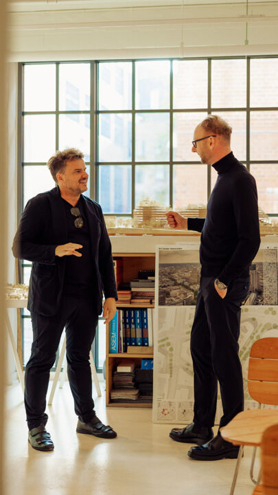 Bjarke Ingels und Marc Lichte 