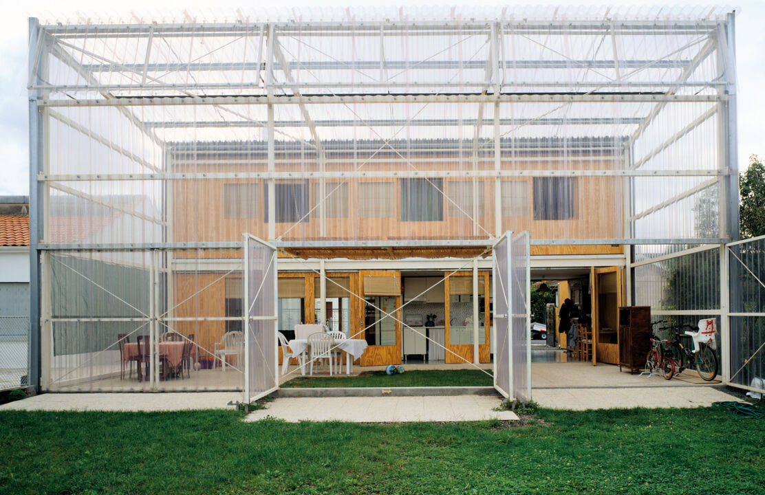 Ost-Ansicht des Latapie House in Floirac, Frankreich von Lacaton und Vassal