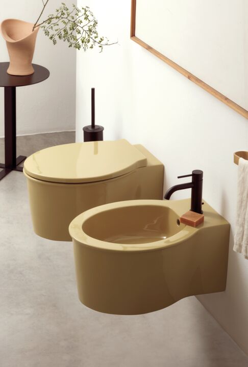 WC und Bidet aus Catino-Kollektion von Ceramica Cielo