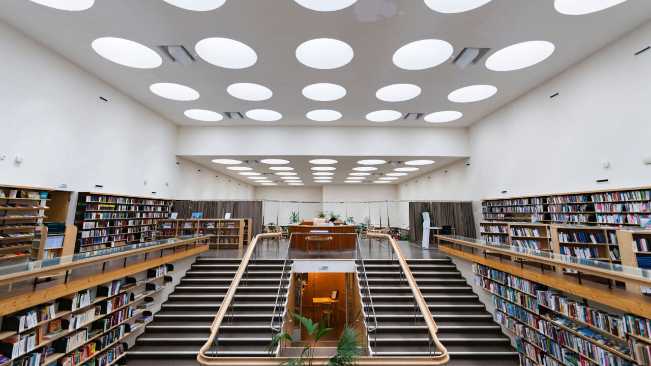 Bibliothek in Wyborg, Russland von Alvar Aalto