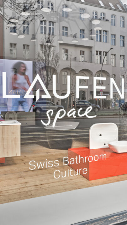 Schaufenster LAUFEN space Berlin