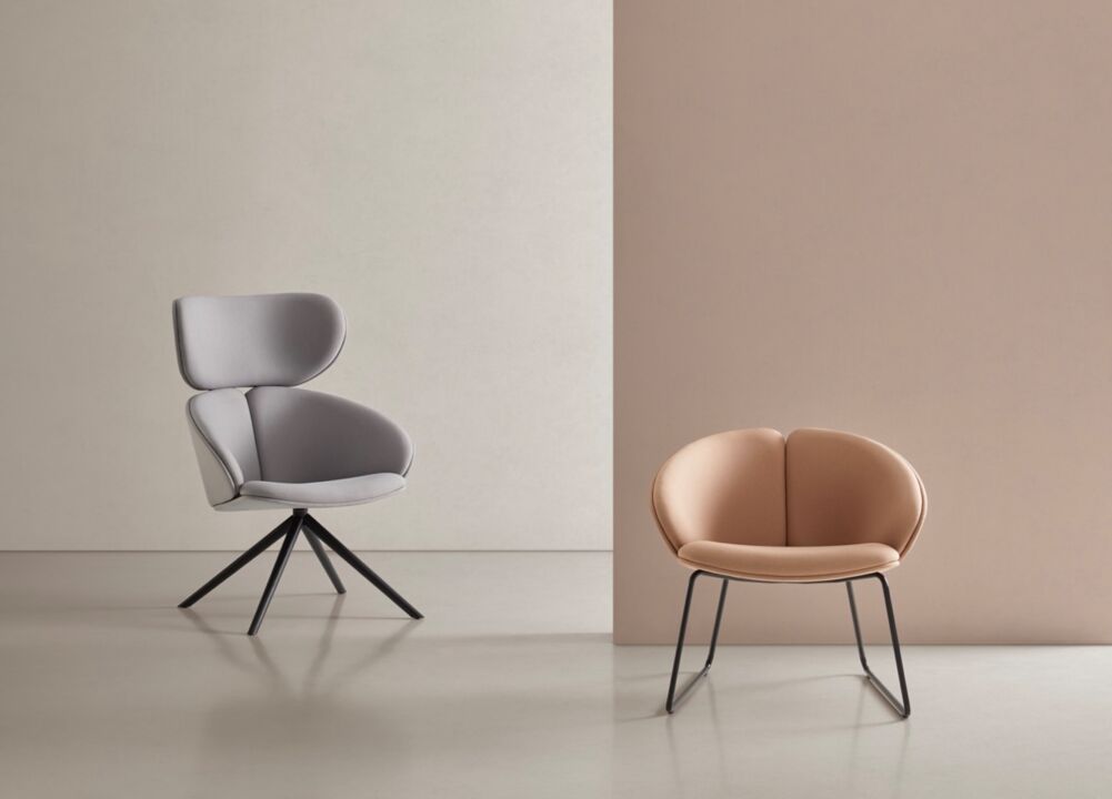 Peach armchair