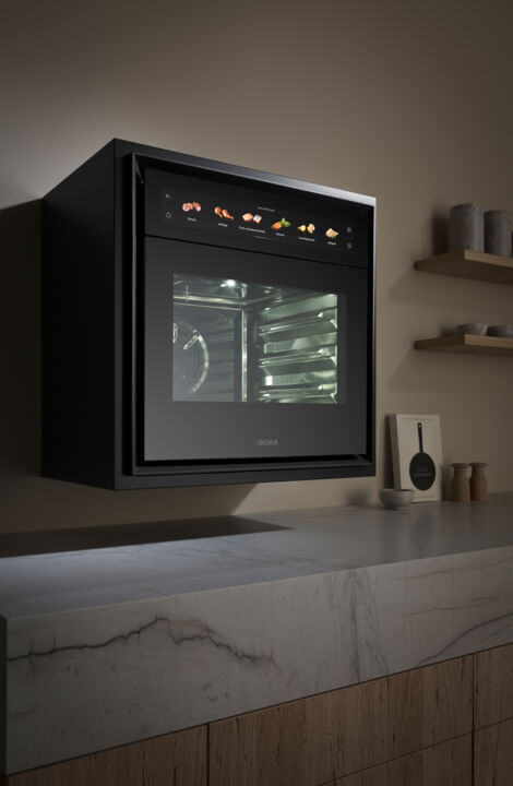 Schwarzer Backofen BORA X BO