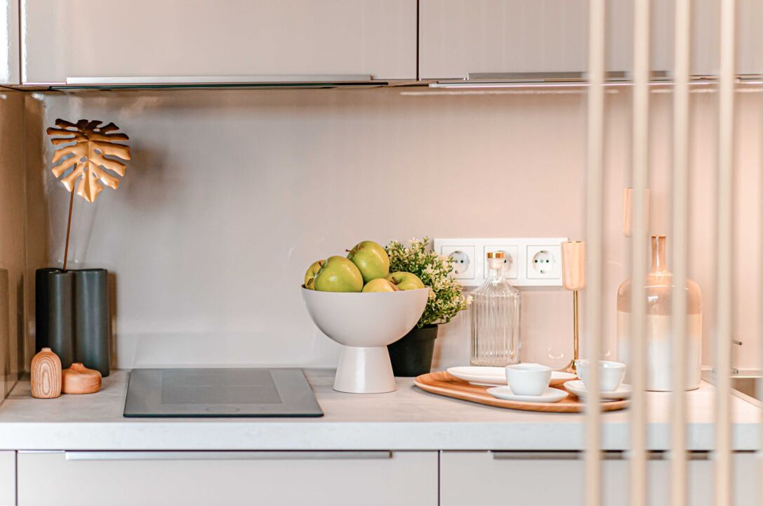 Sideboard in Küche in Ferienwohnung