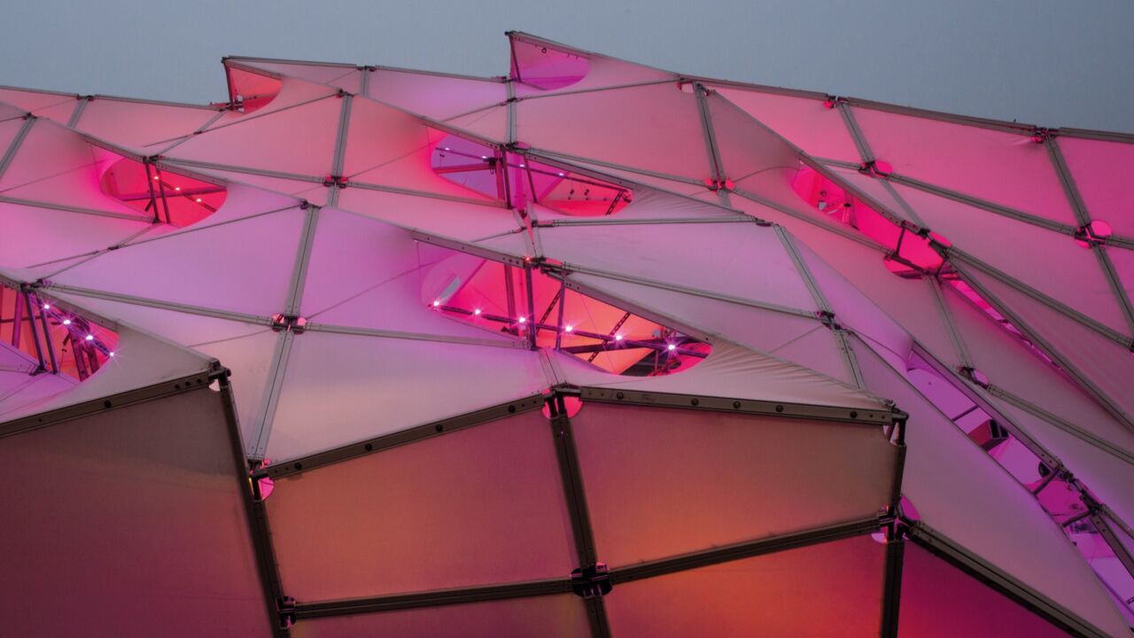 „Eye Beacon“ Pavillon, 2016 für das Amsterdam Light Festival