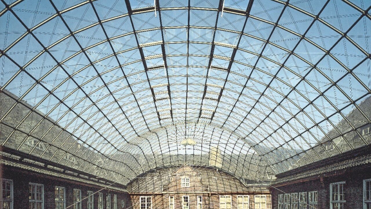 Museum für Hamburgische Geschichte, Innenhof Glasüberdachung