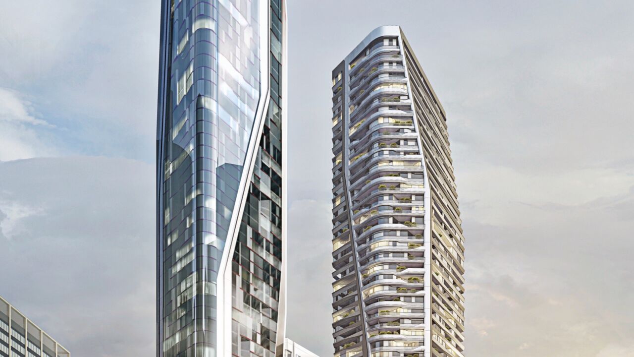 „Four“, Wohn-, Büro- komplex, Frankfurt