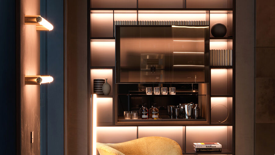 Molteni Flagshipstore in Düsseldorf: Loungebereich