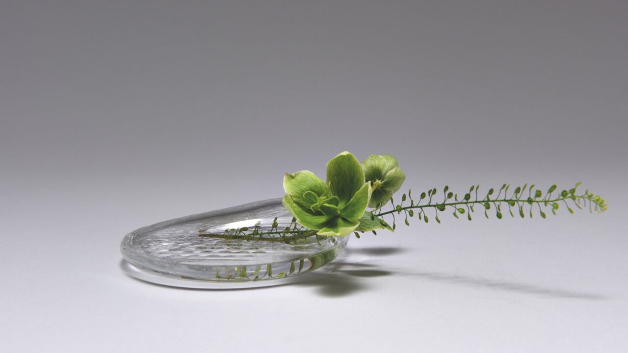 NIRUK_Vase aus Glas