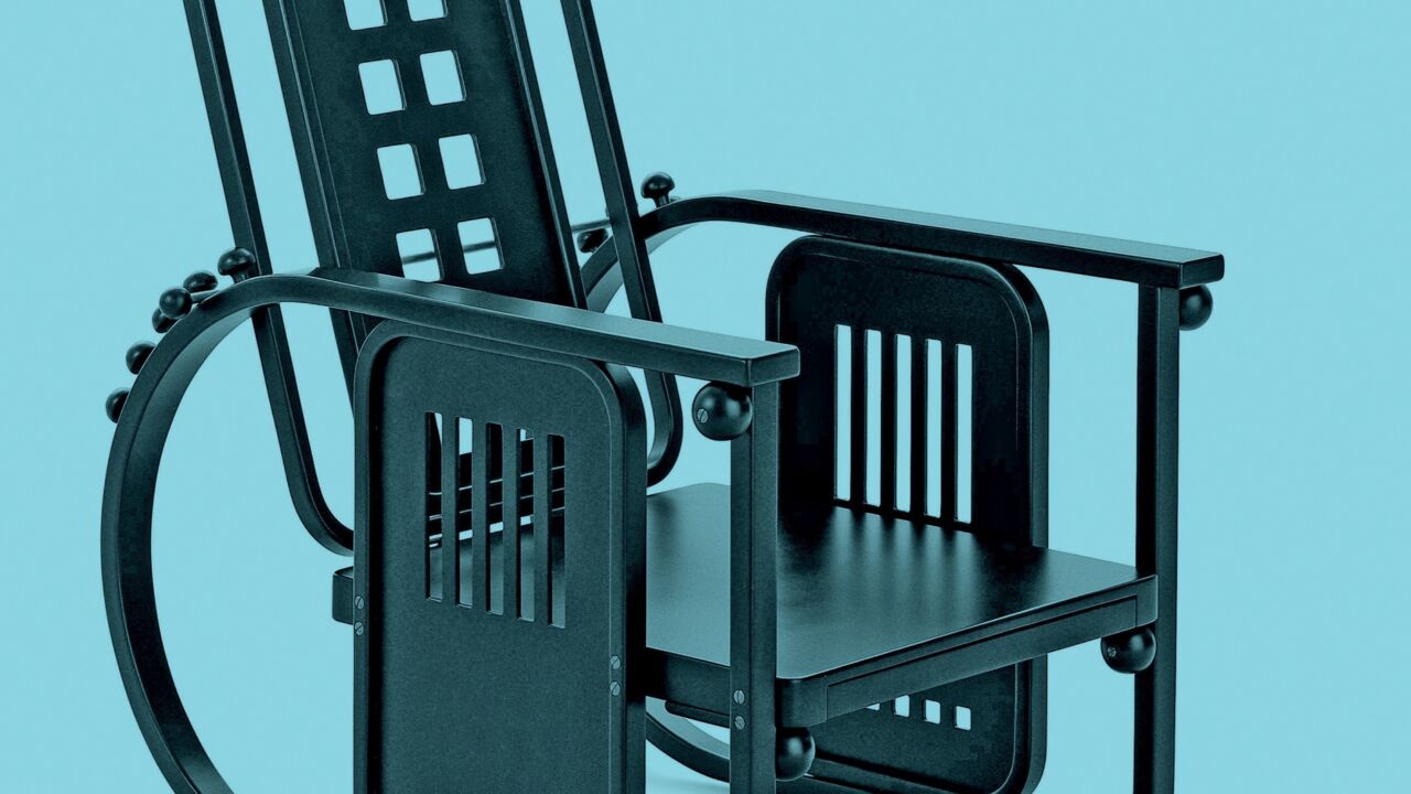 sitzmaschine ohne kissen - josef hoffmann