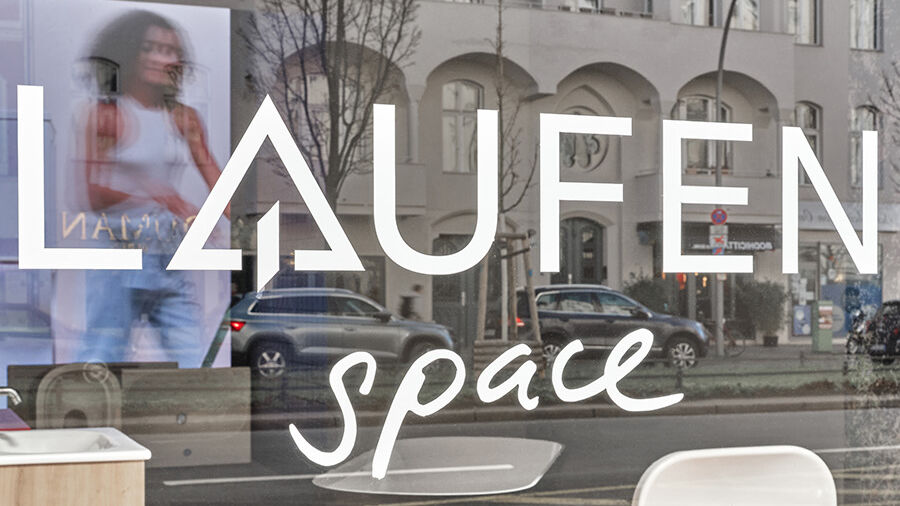 Schaufenster LAUFEN space Berlin