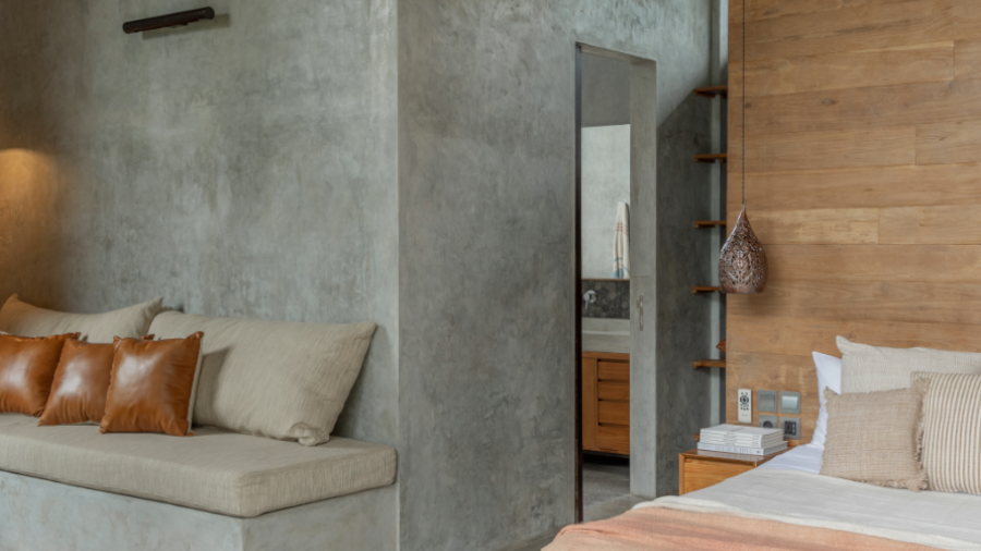 Villa Krtajna auf Bali, Schlafzimmer