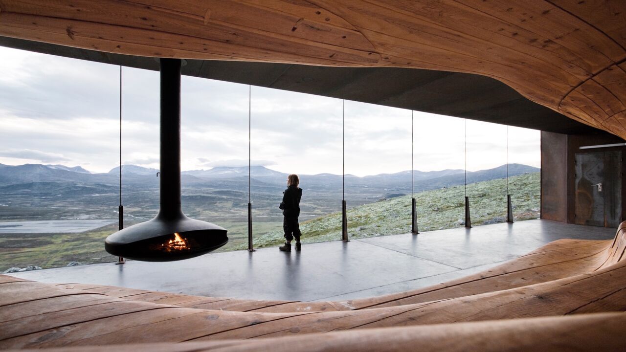 Tverrfjellhytta - Norwegian Wild Reindeer Centre Pavilion