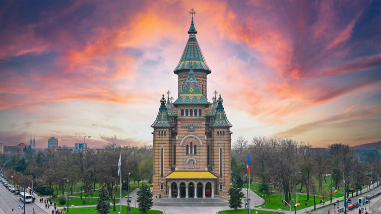 "Kathedrale der Heiligen drei Hierarchen" in Timisoara, Rumänien