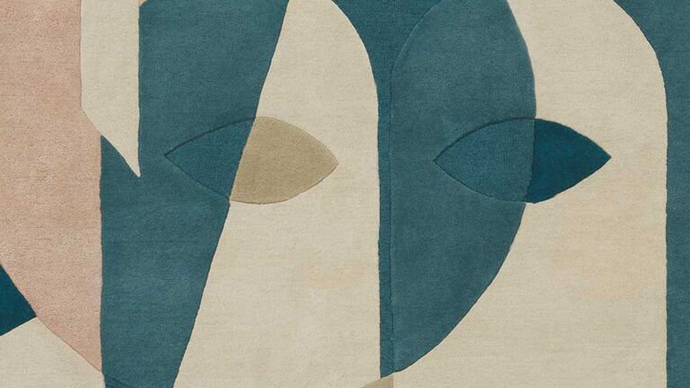 Wollteppich "Kubismus" Wollteppich "Kubismus"