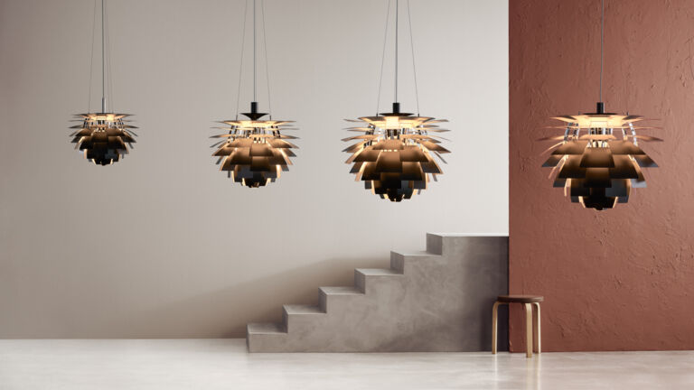 Der Lampen-Designklassiker "Artichoke" von Louis Poulsen ist in verschiedenen Größen erhältlich. Lampen Designklassiker Artichoke von Louis Poulsen