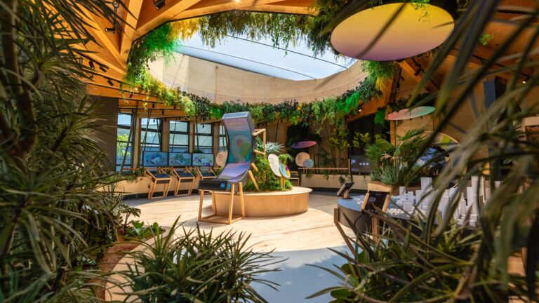 Die Ausstattung des deutschen Pavilion auf der Expo 2025